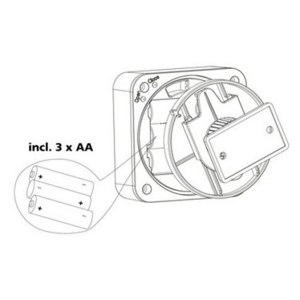 Eglo 33236 - Ulkoliikennetunnistin CONNECT SENSOR 12 m valkoinen IP44