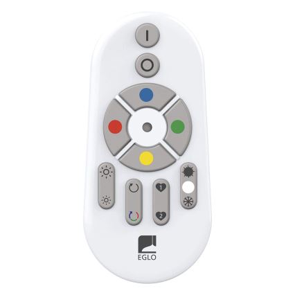 Eglo 33272 - LED RGBW Himmennettävä kattovalo TOTARI-C LED/34W/230V 2700-6500K valkoinen + kauko-ohjaus