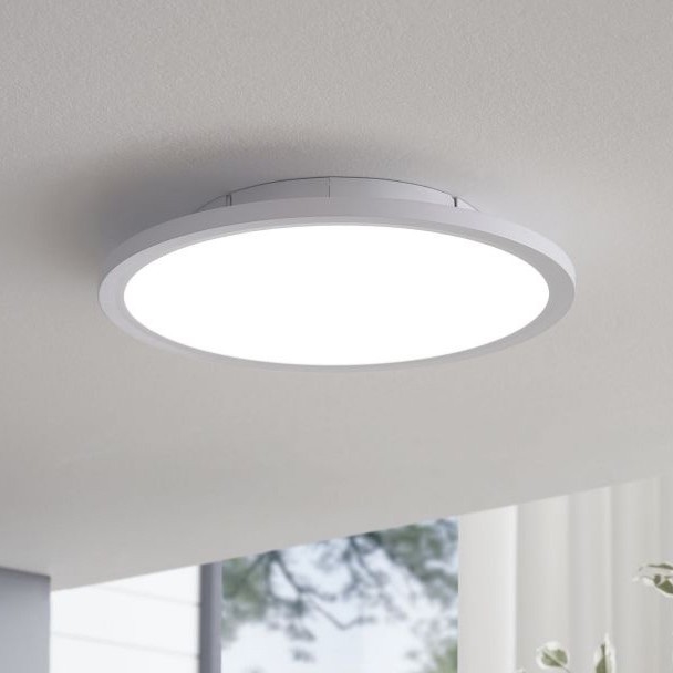Eglo 33341 - himmennettävä LED RGBW -kattovalaisin SARSINA-C, LED/16W/230V, 2700–6500K, halkaisija 30 cm + kauko-ohjain