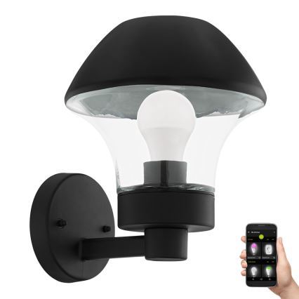 Eglo 33567 - LED-himmennettävä ulkoseinävalaisin VERLUCCA-C 1xE27/9W/230V IP44