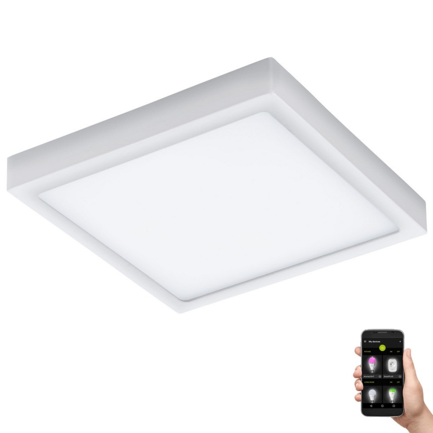 Eglo 33576 - Himmennettävä LED-valaisin kylpyhuoneeseen ARGOLIS-C LED/22W/230V IP44 valkoinen