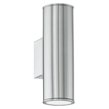 Eglo 33582 - LED RGBW Himmennettävä ulko wall valaistus RIGA 2xGU10/5W/230V IP44