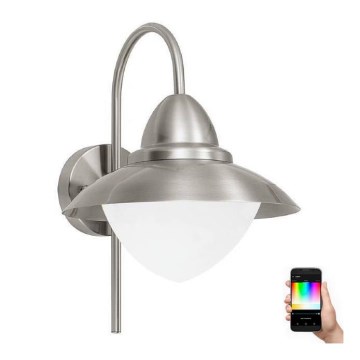 Eglo 33583 - LED RGBW Ulkoseinävalaisin SIDNEY 1xE27/9W/230V IP44