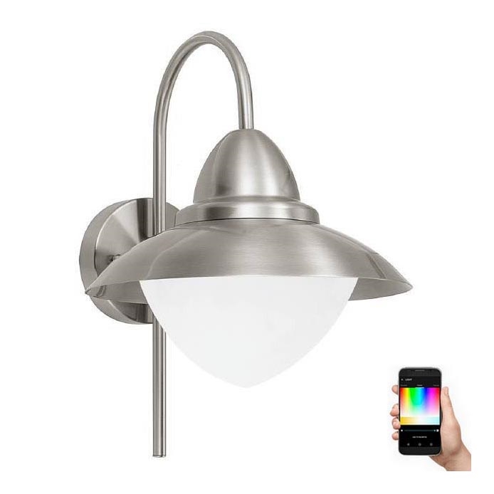 Eglo 33583 - LED RGBW Ulkoseinävalaisin SIDNEY 1xE27/9W/230V IP44