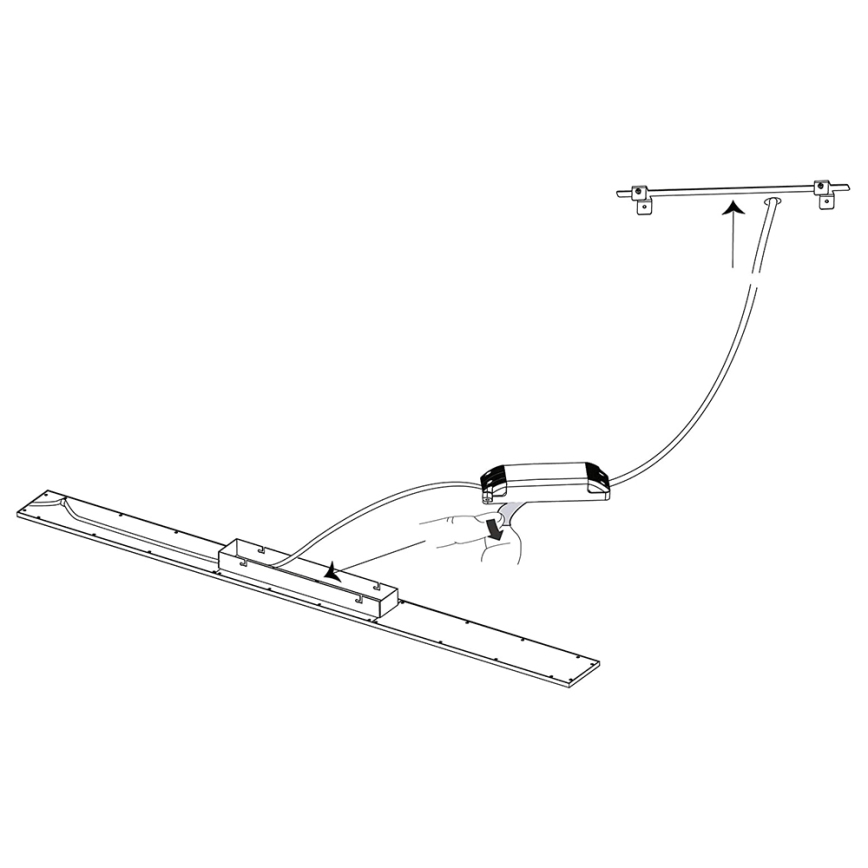 Eglo 33589 - LED RGBW Himmennyspaneeli SALOBRENA-C LED/34W/230V + kauko-ohjaus