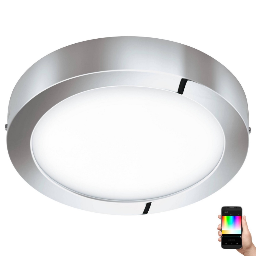 Eglo 33667 - LED RGBW Himmennettävä kylpyhuoneen kattovalaisin FUEVA-C LED21W/230V halkaisija 30 cm IP44