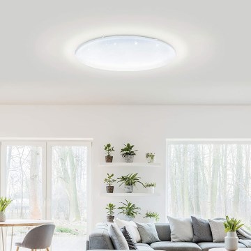 Eglo 33669 - LED RGBW Himmennettävä kattovalo TOTARI-C LED/43W/230V 2700-6500K valkoinen + kauko-ohjaus