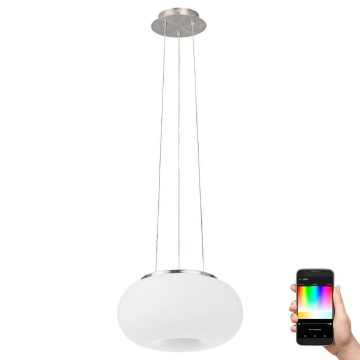 Eglo 33766 - LED RGBW Himmennettävä kattokruunu johdossa OPTICA-C LED/22W/230V 2700-6500K halkaisija 37,5 cm