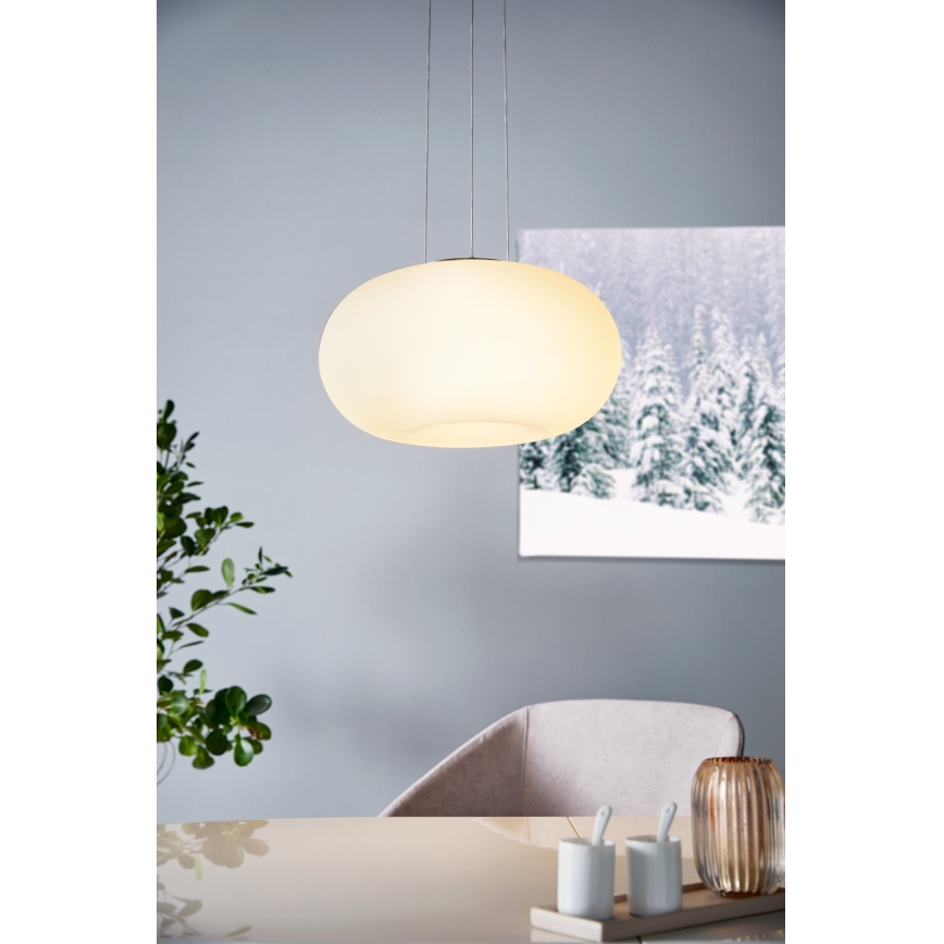 Eglo 33766 - LED RGBW Himmennettävä kattokruunu johdossa OPTICA-C LED/22W/230V 2700-6500K halkaisija 37,5 cm