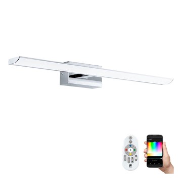 Eglo 33767 - LED RGBW Himmennettävä kylpyhuone peili valaistus TABIANO-C LED/15,6W/230V 2700-6500K 60,5 cm IP44 + kauko-ohjaus