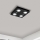 Eglo 33804 - LED-kattovalaisin GRATTINO 4xGU10/2,8W/230V 3000K musta