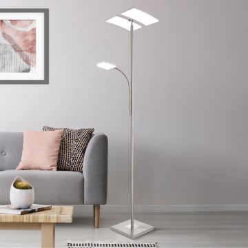 Eglo 33819 - LED Himmennettävä kosketus lattialamppu SOLANO LED/30W/230V + LED/4W