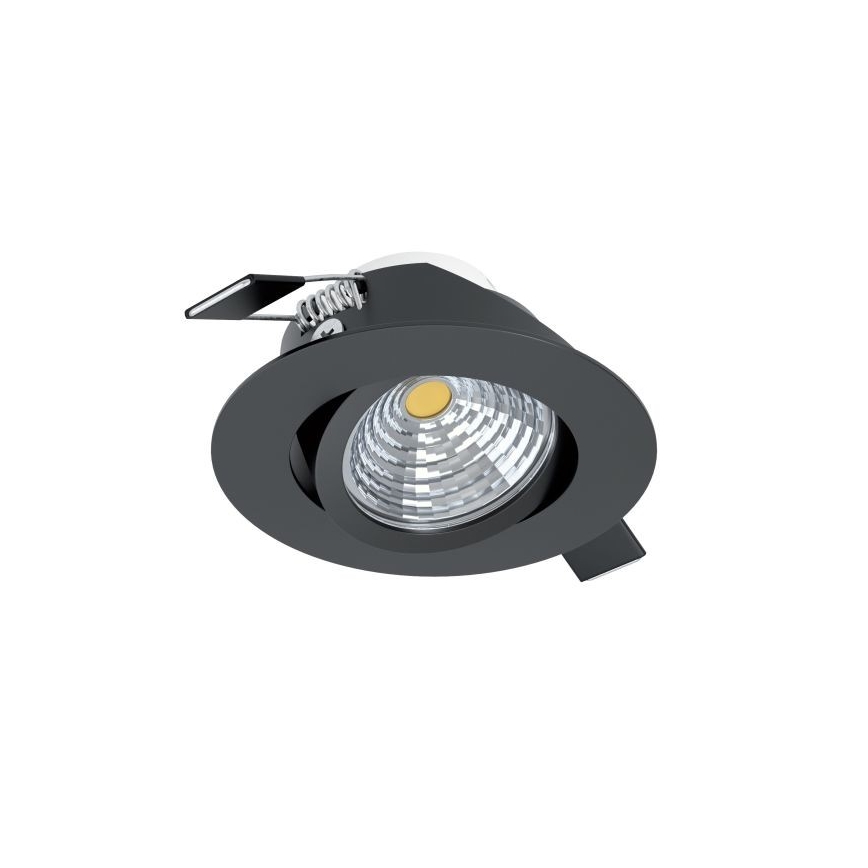Eglo - LED Himmennettävä upotettava valo/6W/230V musta
