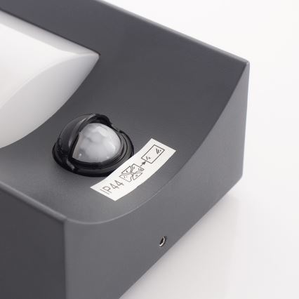 Eglo 34008 - LED-ulkoseinävalaisin anturilla CASILDA LED/6W/230V IP44