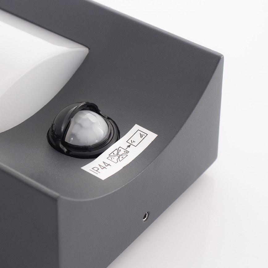 Eglo 34008 - LED-ulkoseinävalaisin anturilla CASILDA LED/6W/230V IP44
