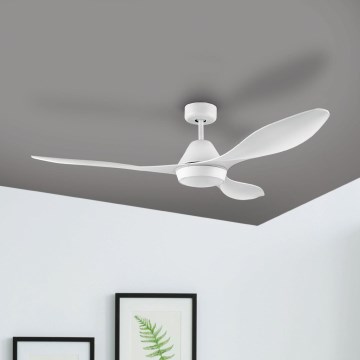 Eglo 35015 - LED Kattotuuletin ANTIBES LED/18W/230V + Kauko-ohjaus