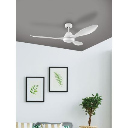 Eglo 35015 - LED Kattotuuletin ANTIBES LED/18W/230V + Kauko-ohjaus