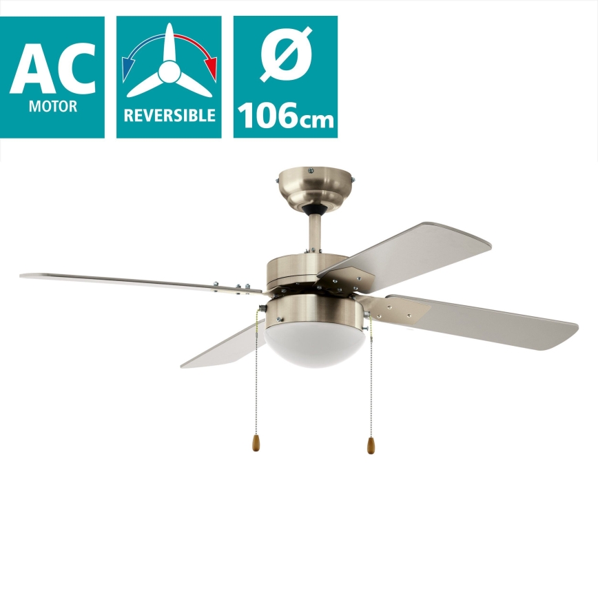 Eglo 35041 - Kattotuuletin GELSINA 1xE14/60W/230V