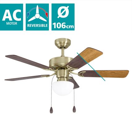 Eglo 35075 - Kattotuuletin CADIZ 1xE27 / 40W / 230V