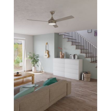 Eglo - LED Kattotuuletin LED/20W/230V + kaukosäädin
