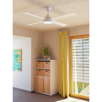 Eglo - LED Kattotuuletin LED/20W/230V 3000/4000/5000K + kauko-ohjaus valkoinen