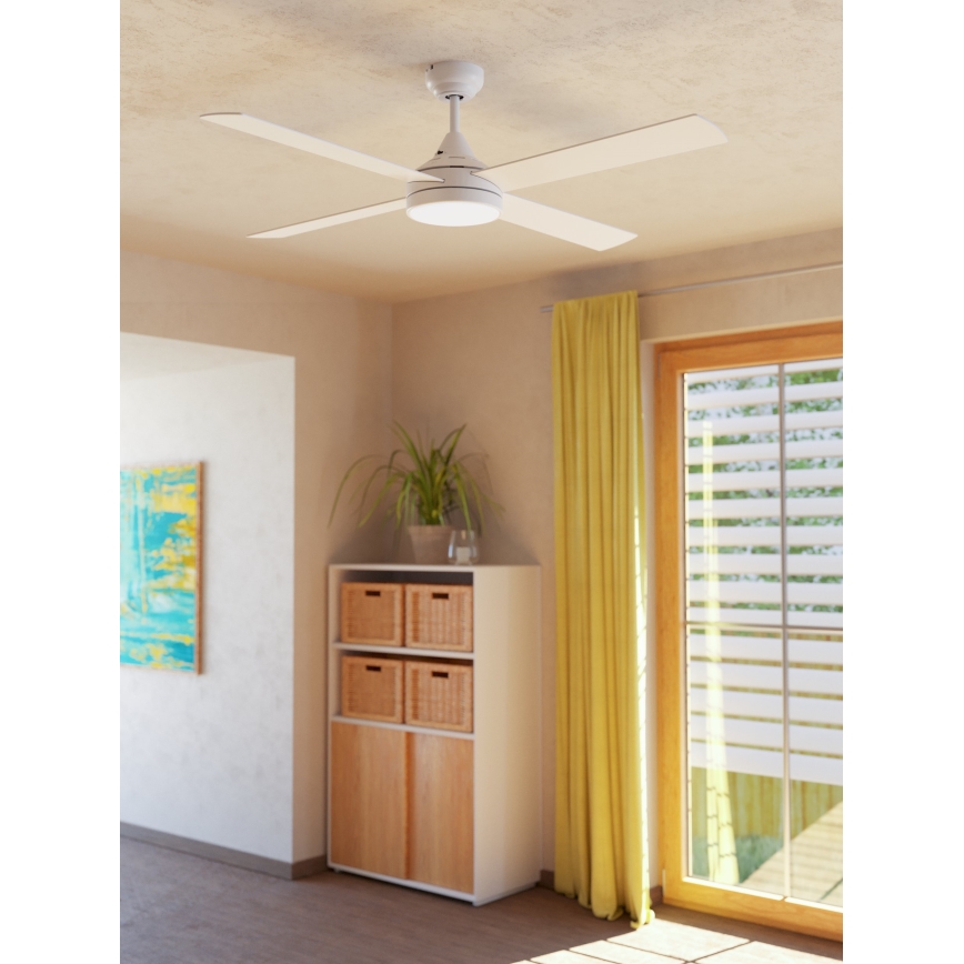 Eglo - LED Kattotuuletin LED/20W/230V 3000/4000/5000K + kauko-ohjaus valkoinen