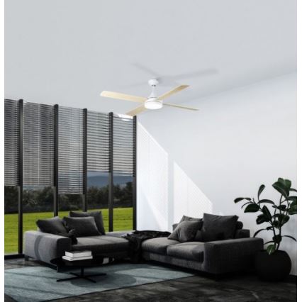 Eglo - LED Kattotuuletin LED/20W/230V 3000/4000/5000K + kauko-ohjaus valkoinen