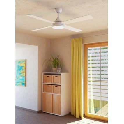 Eglo - LED Kattotuuletin LED/20W/230V 3000/4000/5000K + kauko-ohjaus valkoinen