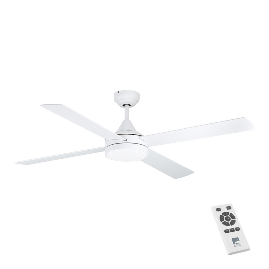 Eglo - LED-kattotuuletin LED/20W/230V 3000/4000/5000K + kaukosäädin valkoinen