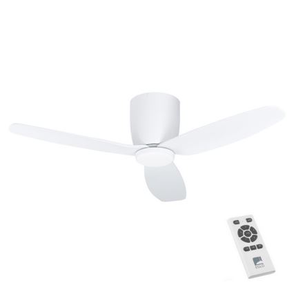 Eglo 35086 - LED-kattotuuletin BAVARO LED / 15W / 230V + kaukosäädin