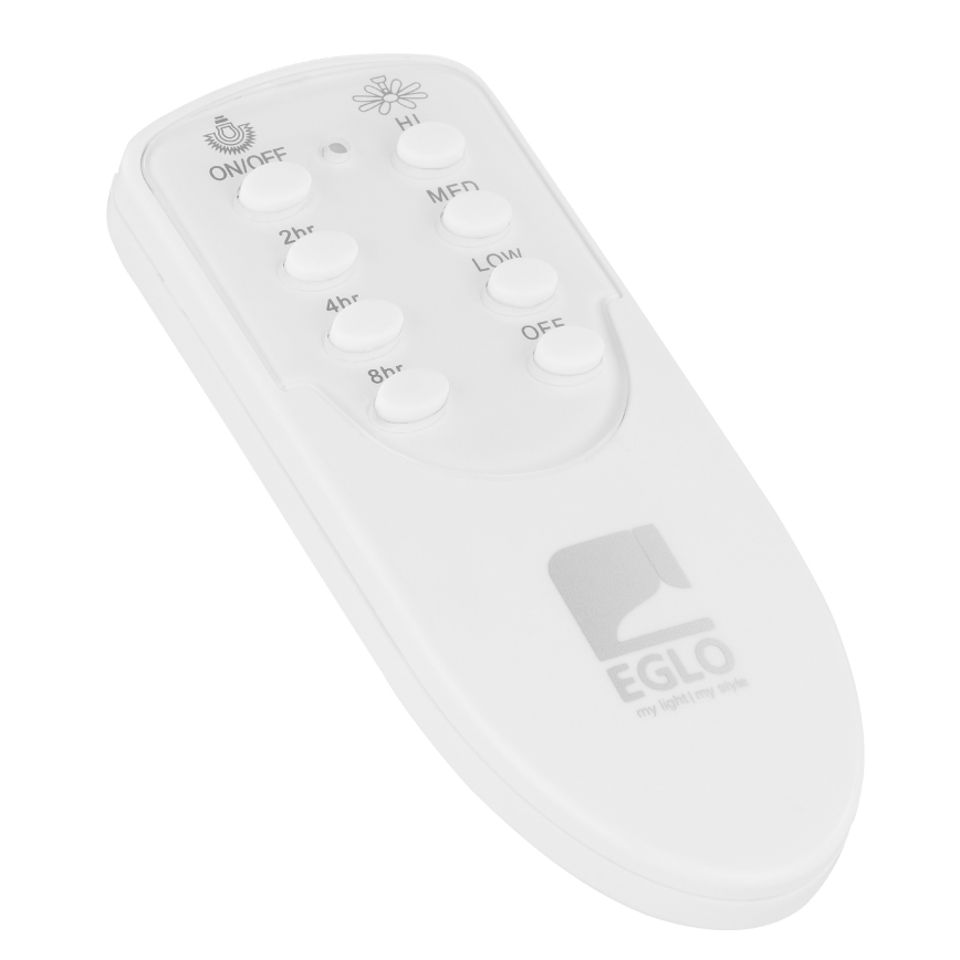 Eglo 35086 - LED-kattotuuletin BAVARO LED / 15W / 230V + kaukosäädin
