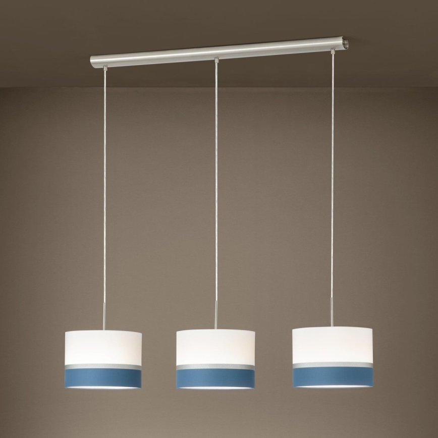 Eglo 38555 - Kattokruunu johdossa SPALTINI 3xE27/60W/230V