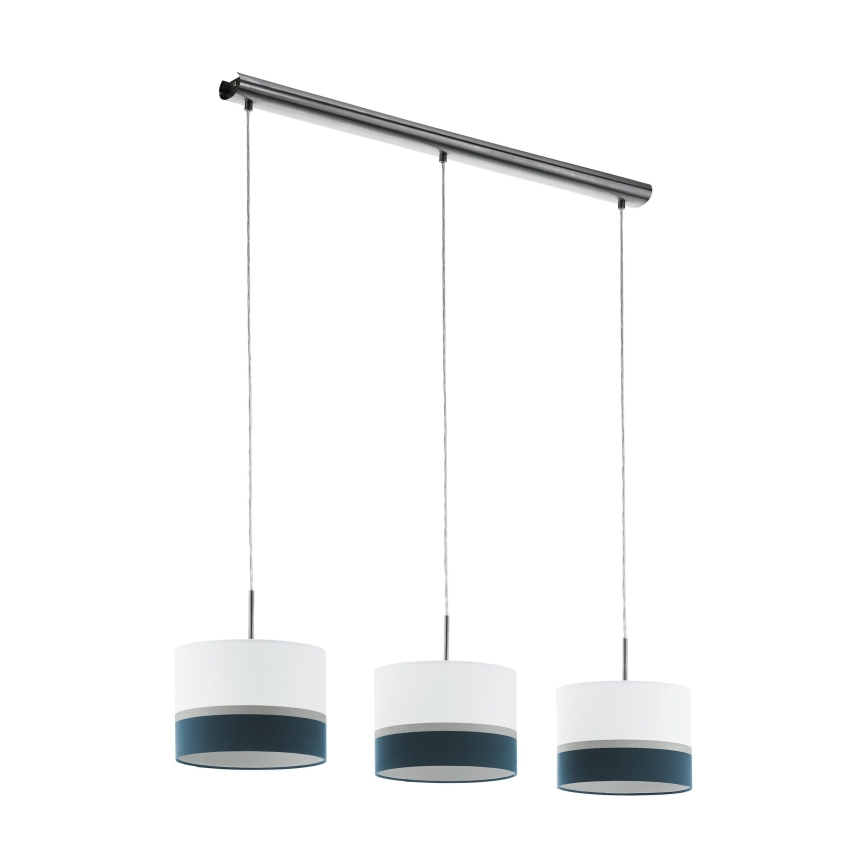 Eglo 38555 - Kattokruunu johdossa SPALTINI 3xE27/60W/230V