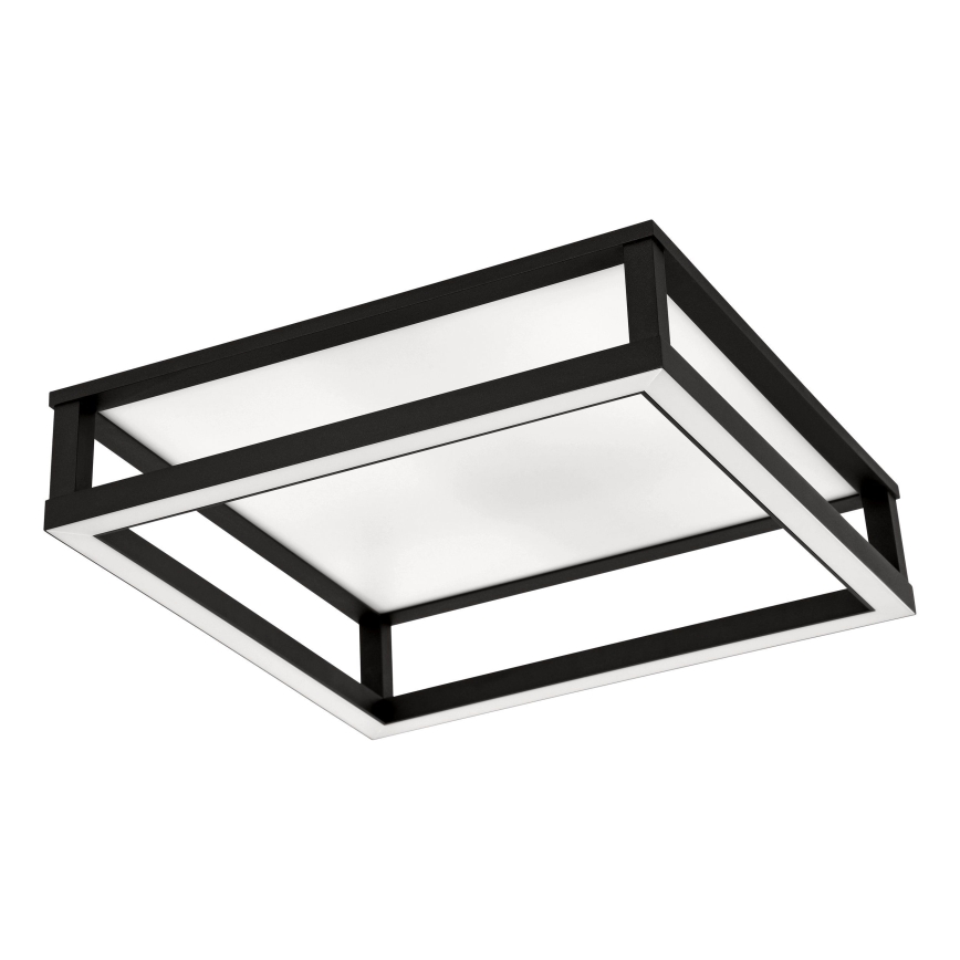 Eglo - Himmennettävä LED-kattovalaisin LED/29,4W/230V 2700-6500K musta + kauko-ohjaus