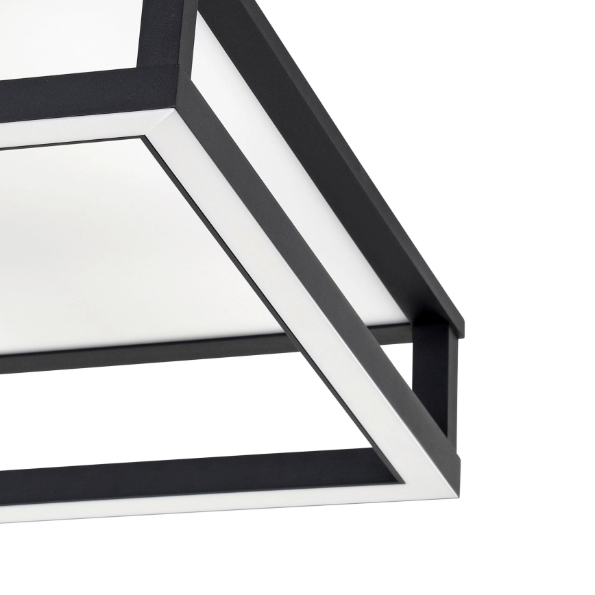 Eglo - Himmennettävä LED-kattovalaisin LED/29,4W/230V 2700-6500K musta + kauko-ohjaus