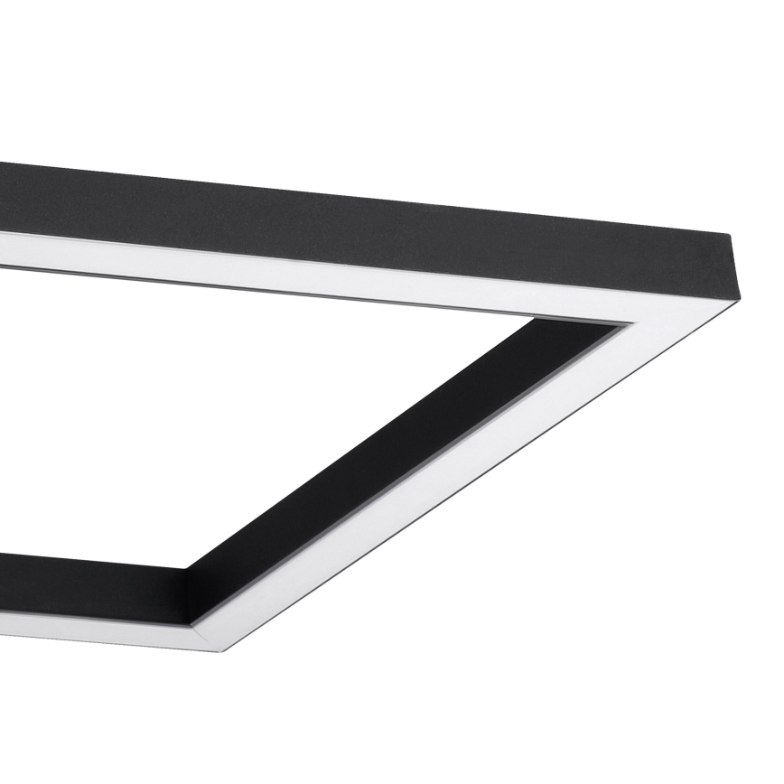 Eglo - Himmennettävä LED-kattovalaisin LED/26,2W/230V 2700-6500K musta + kauko-ohjaus