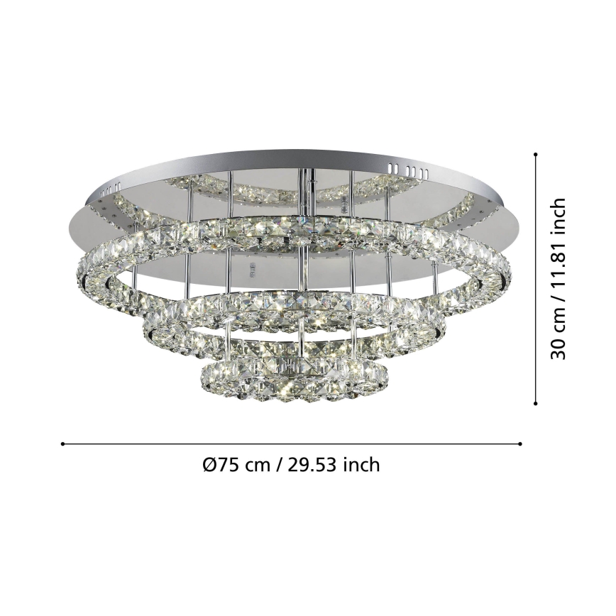 Eglo - LED-kattovalaisin LED/61W/230V