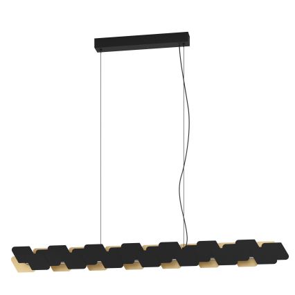 Eglo - Himmennettävä LED-kattokruunu johdossa LED/44W/230V 3000K musta/kulta