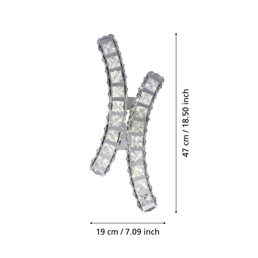 Eglo - LED-seinävalaisin LED/12W/230V