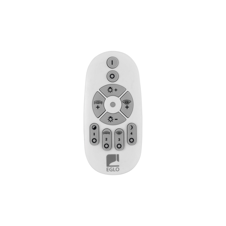 Eglo - Himmennettävä LED-kattokruunu johdossa 3xLED/8W/230V + 3xLED/8,5W 3000K musta + kauko-ohjaus
