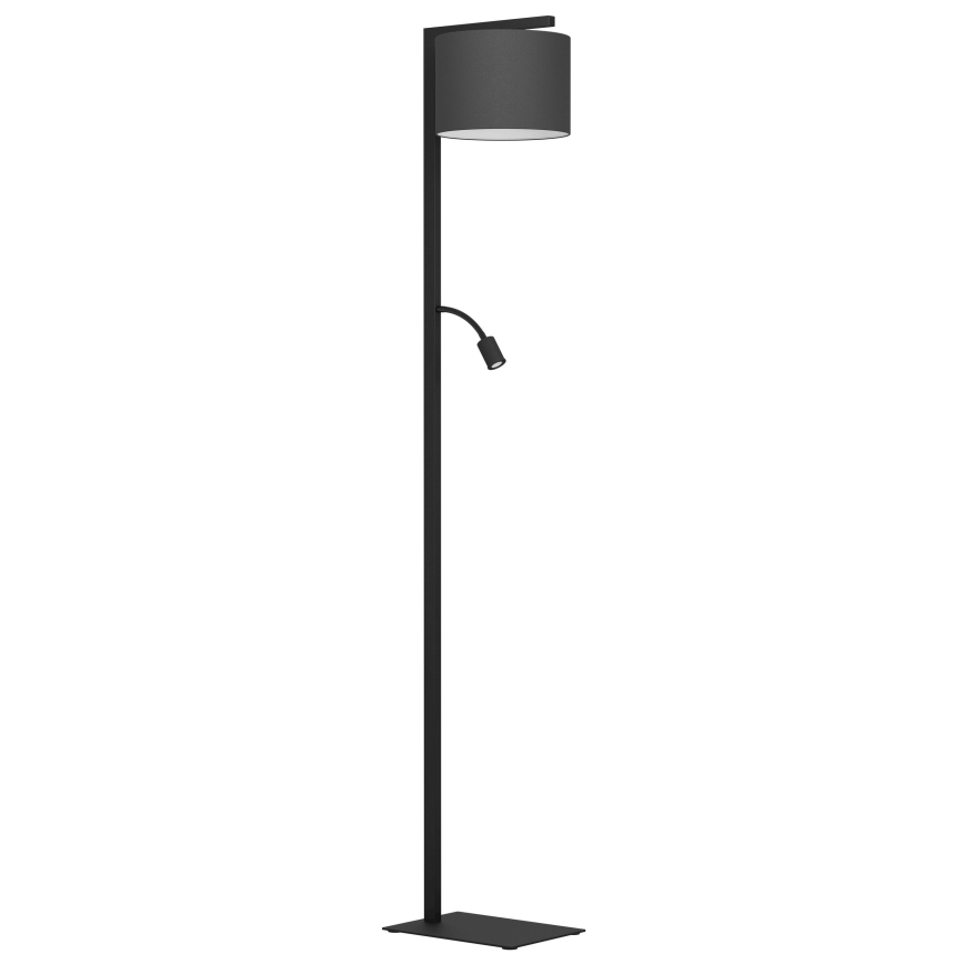 Eglo - LED-lattiavalaisin 1xE27/40W/230V + LED/3,8W 3000K musta