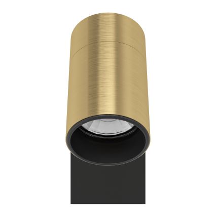 Eglo - LED-seinävalaisin 1xGU10/4,5W/230V 3000K musta/kulta