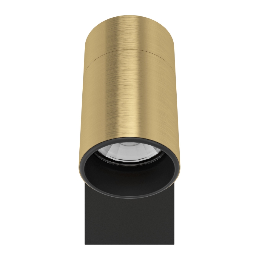 Eglo - LED-seinävalaisin 1xGU10/4,5W/230V 3000K musta/kulta