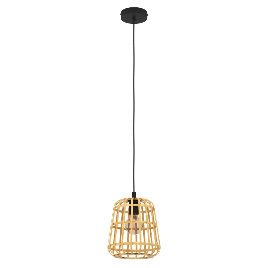 Eglo - Kattokruunu johdossa 1xE27/40W/230V halkaisija 24 cm bambu