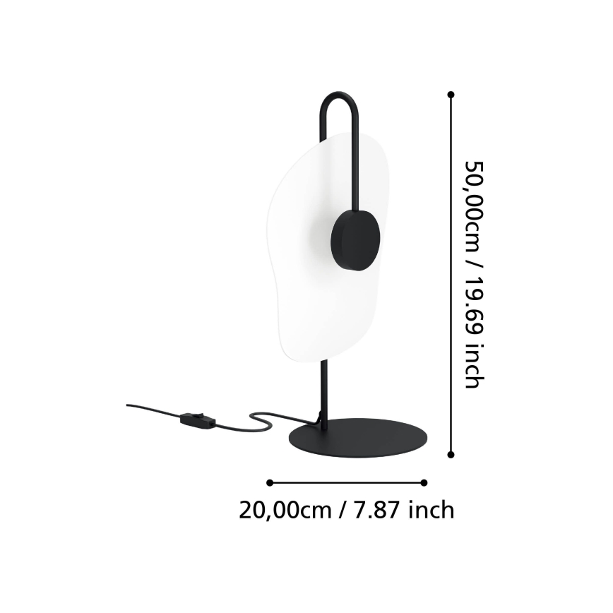 Eglo - LED-pöytävalaisin LED/5,4W/230V 3000K musta