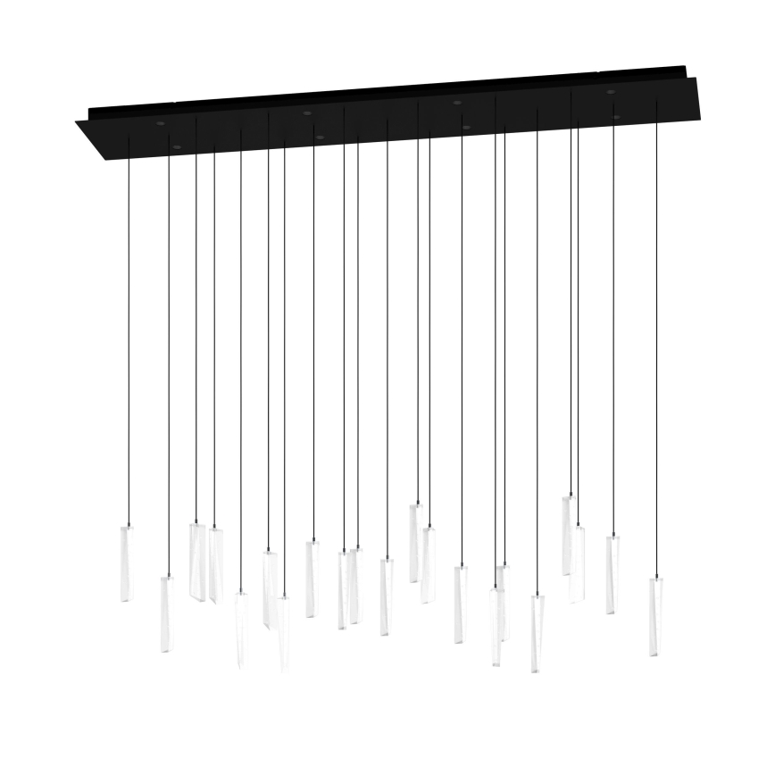 Eglo - Himmennettävä LED-kattokruunu johdossa 8xLED/4,2W/230V 3000K läpinäkyvä