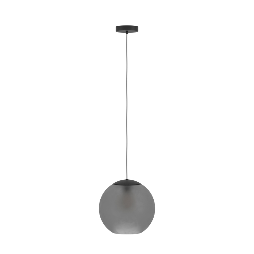 Eglo - Kattokruunu johdossa 1xE27/40W/230V savuinen
