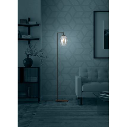 Eglo - Lattialamppu 1xE27/40W/230V savuinen