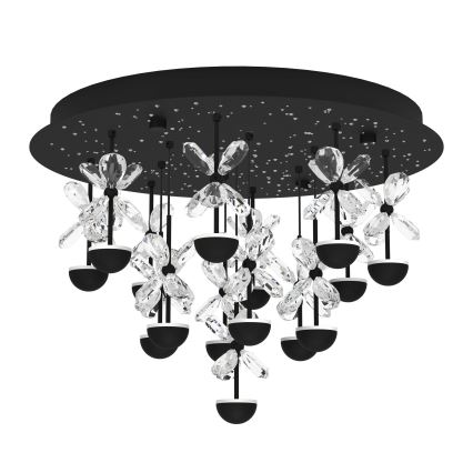 Eglo - Himmennettävä LED-kattovalaisin LED/27W/230V 3000K musta