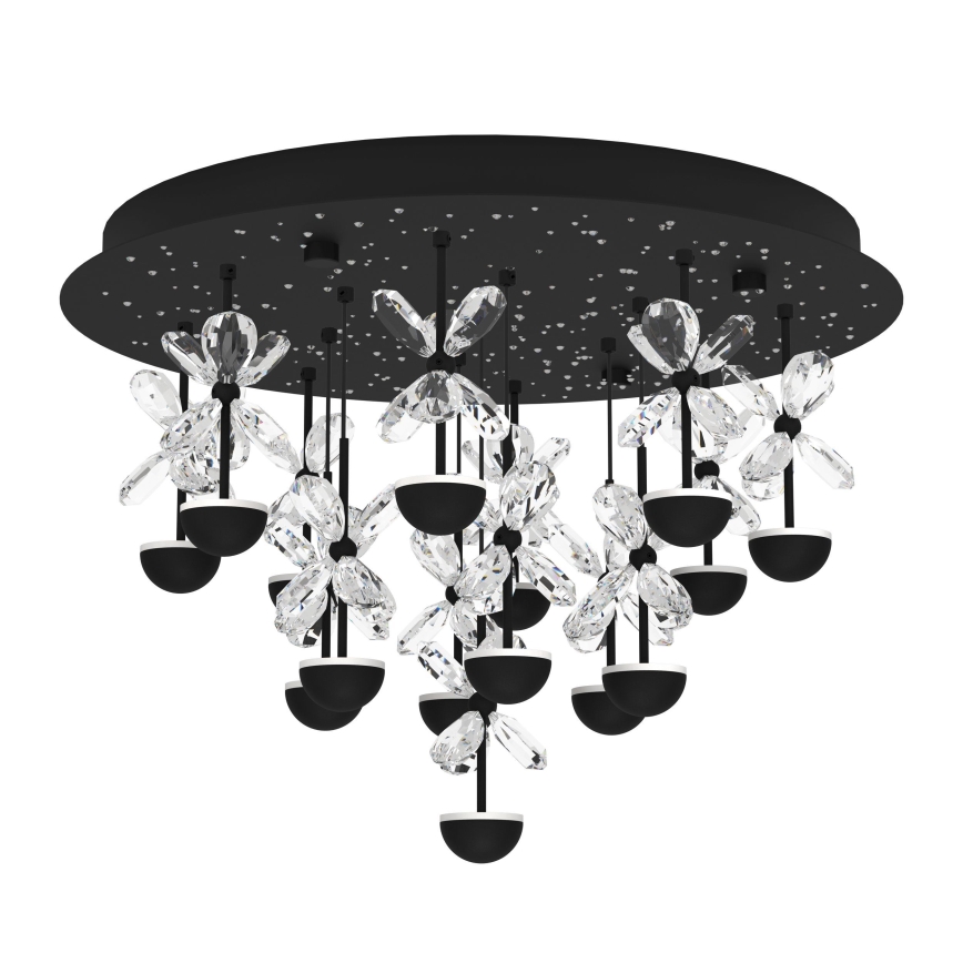 Eglo - Himmennettävä LED-kattovalaisin LED/27W/230V 3000K musta